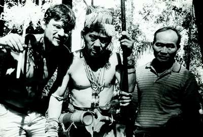bruno with penan people bruno with penan people